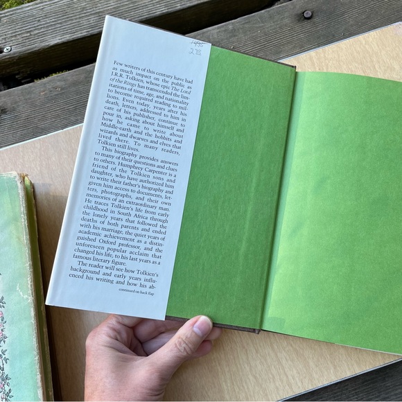 Tolkien The Authorized Biography Vintage 1977 Hardcover Book - Picture 4 of 15